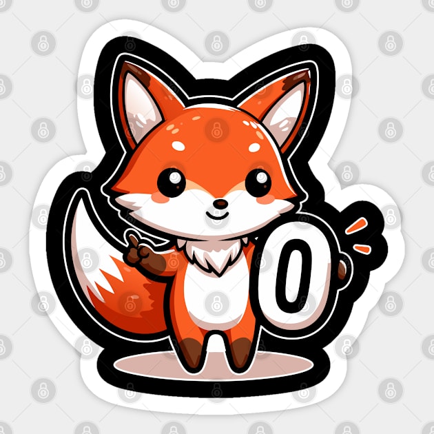 Zero Fox Left Sticker by TurnEffect